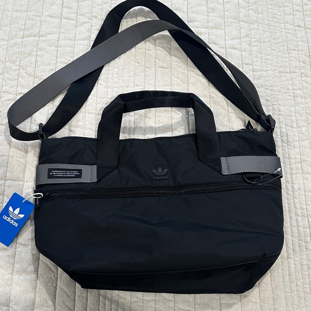 Adidas Black Puffer Shopper Tote